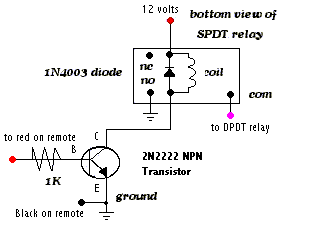 spdt relay connection